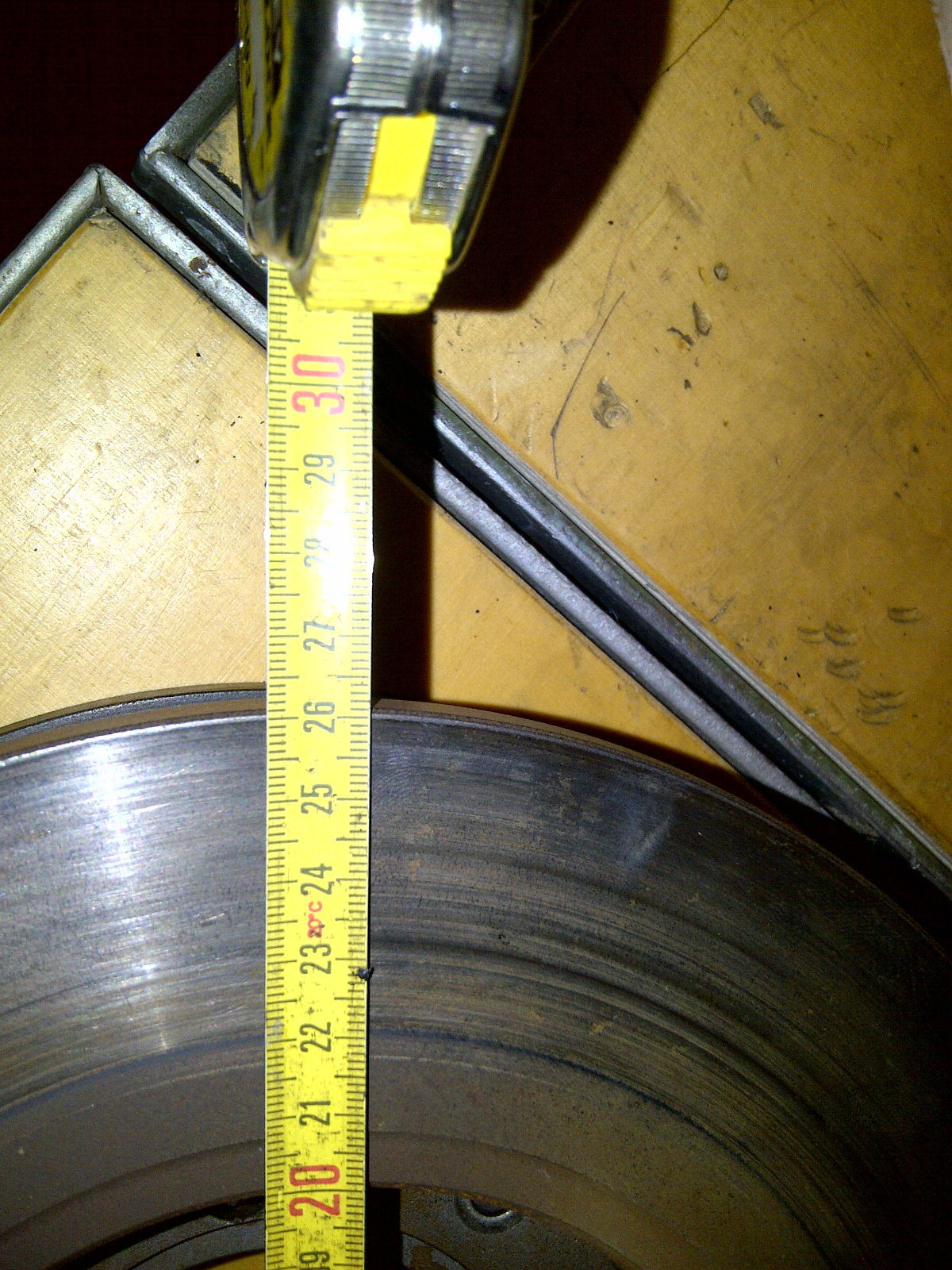 Diam. brake disk rear